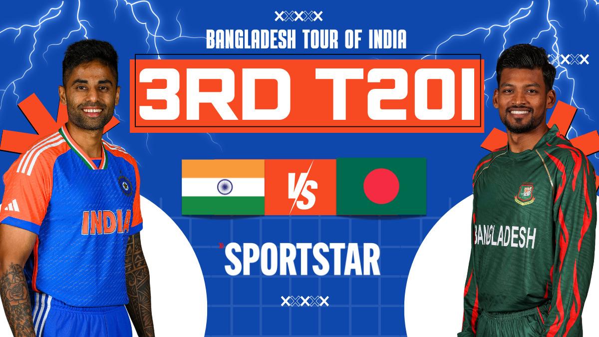 India vs Bangladesh 3rd T20I LIVE Score: Surya and Co. aim whitewash vs BAN; Toss at 7 PM; Preview, streaming info